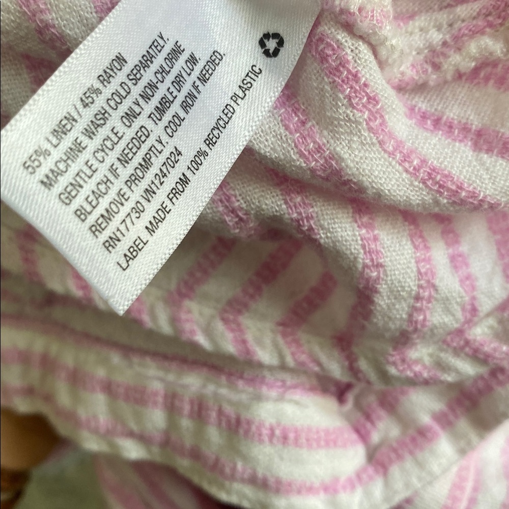 Alexis Pink and White Striped Button Mini Dress - Picture 14 of 14
